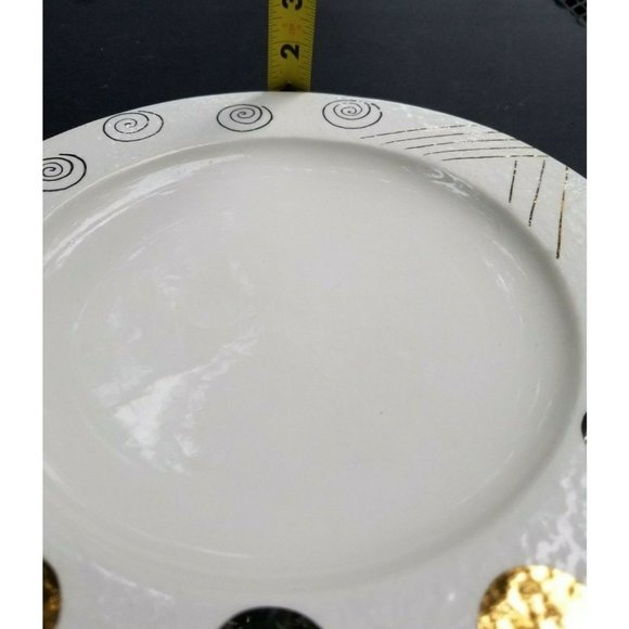 Laurie Gates Designs Plate White Gold Silver - Picture 8 of 8